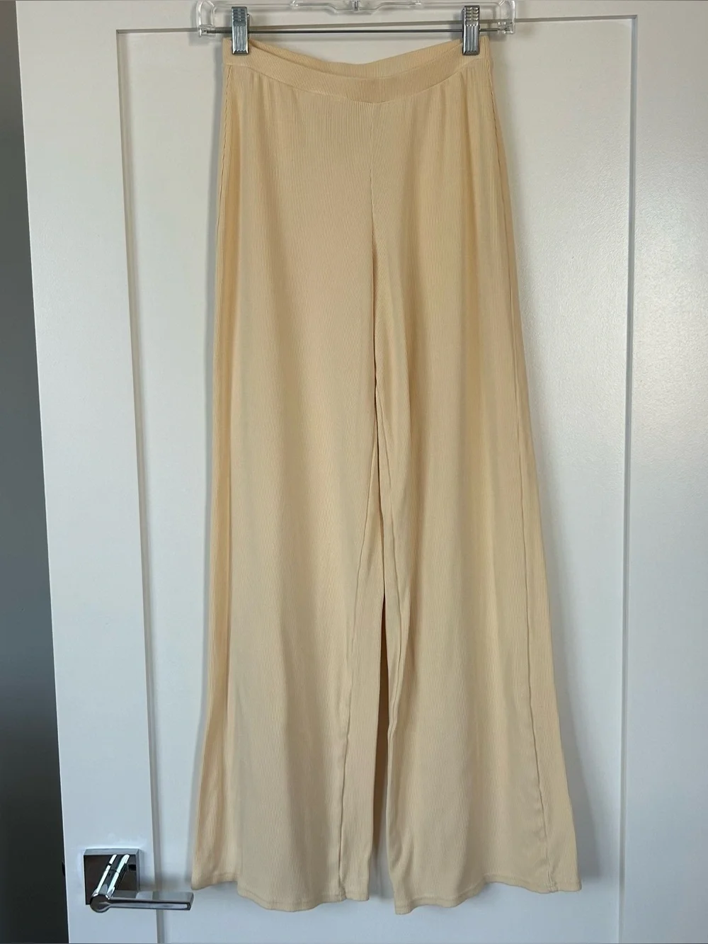 Alo Yoga Mid-Rise Dreamlight Straight Pant Yellow Size Extra Small